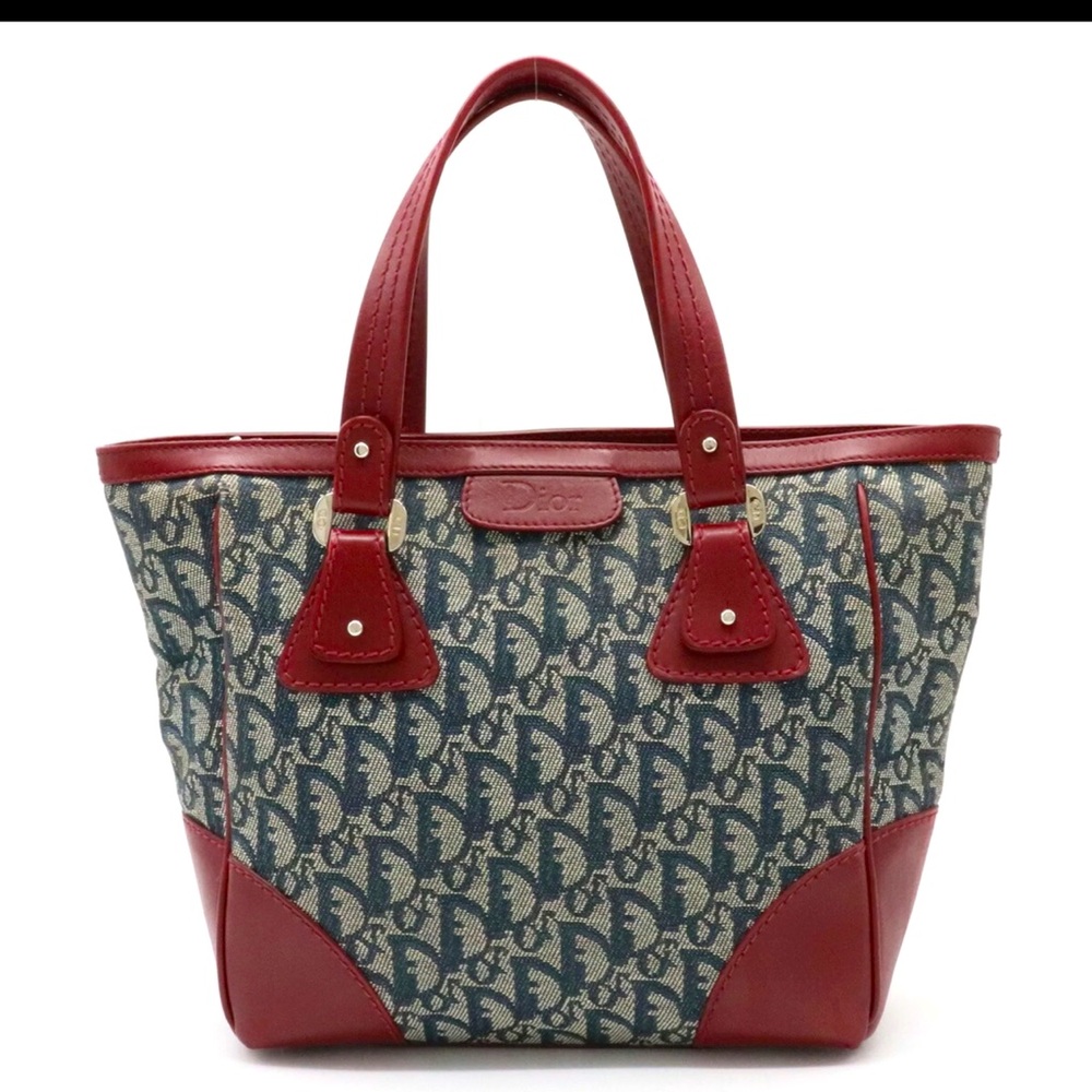 Christian Dior Trotter, leather/canvas monogram bag.
